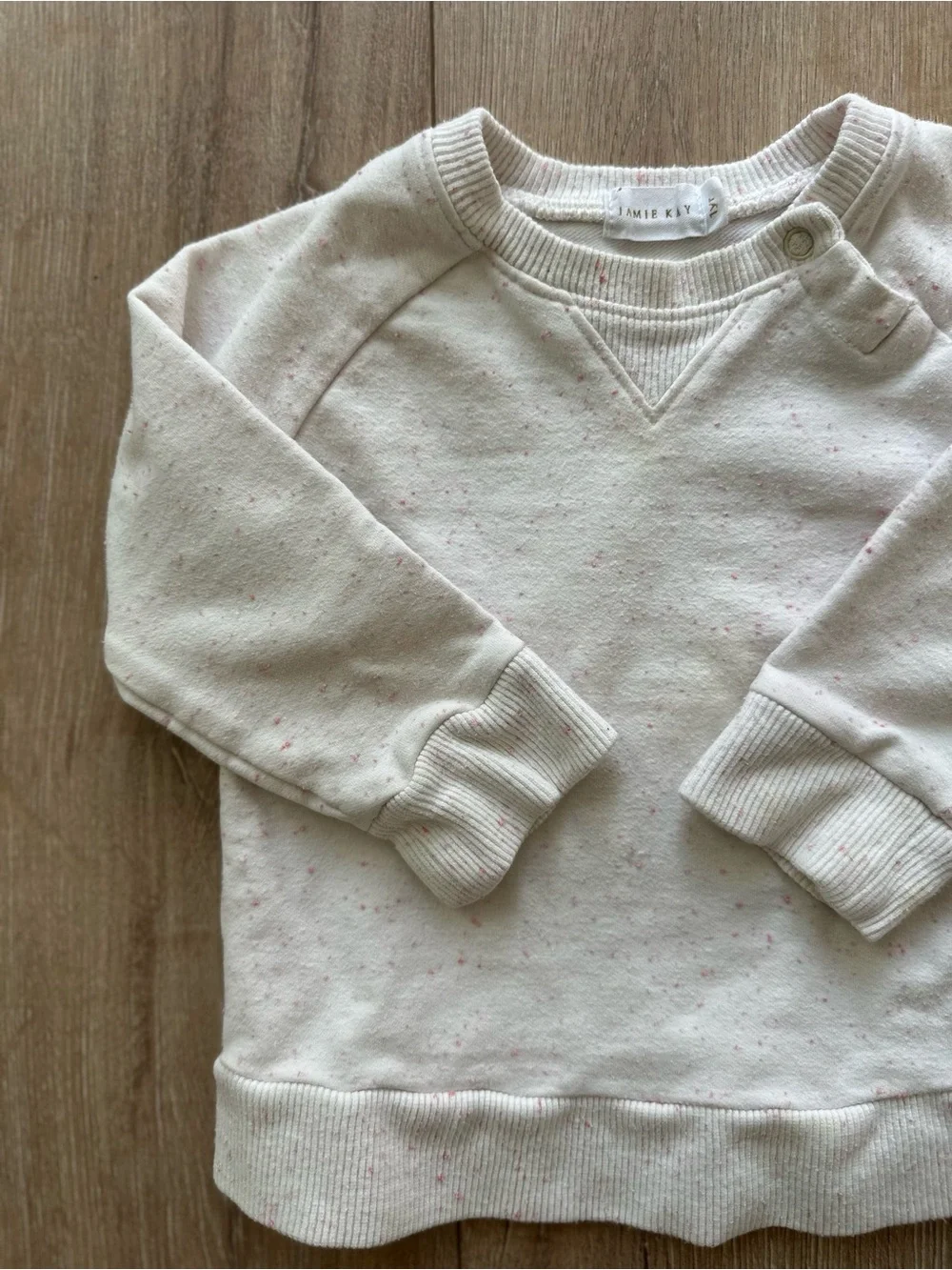 Jamie Kay Cream Speckled Baby Sweatshirt & Joggers Set